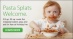 Pasta Splats Welcome